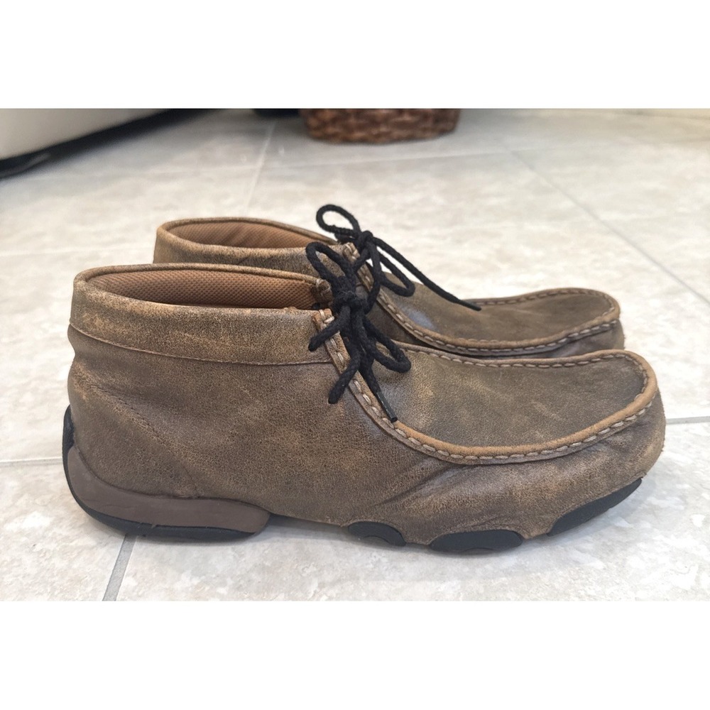 Twisted X Chukka Driving Moc Lace Up Shoes MDM0003 Men Size 11W Western Casual
